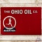 Marathon The Ohio Oil Company SS Tin Sign w/ Running Man Logo