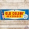 1948 Old Colony Beverages Emb. SS Tin Sign w/ Bottle