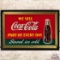 We Sell Coca Cola Part of Every Day Cardboard Sign w/ Bottle