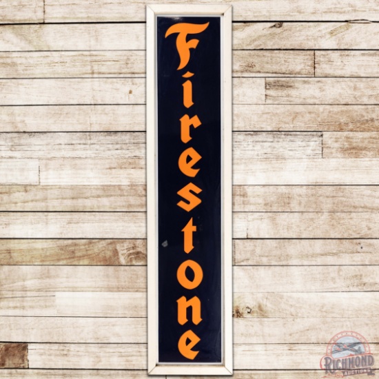 Firestone Tires Vertical SS Porcelain Sign