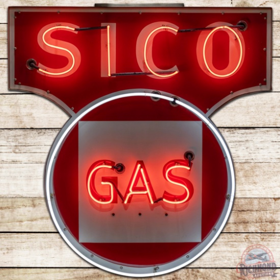 SICO GAS DS Porcelain Keyhole Neon Sign