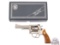 Superb Smith & Wesson Model 63 Stainless Kit Gun .22 LR Double Action Revolver in Original Box