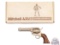 SCARCE Uberti Mitchell Arms Single Action Army .45 Long Colt Nickel Revolver