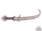 Antique Moroccan Jambya Middle Eastern Dagger With Silver Sheath