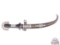 Vintage Moroccan Jambya Middle Eastern Dagger With Silver & Brass Sheath