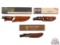 Three Schrade Old Timer Fixed Blade Knives with Leather Sheaths in Original Boxes
