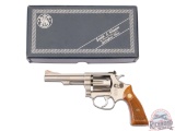 Superb Smith & Wesson Model 63 Stainless Kit Gun .22 LR Double Action Revolver in Original Box