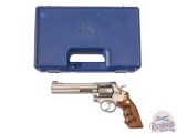 NICE! Smith & Wesson Model 617 Stainless .22 LR Double Action Revolver in Original Case