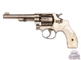 1914 Smith & Wesson Model of 1903 Double / Single Action .32 Long Hand Ejector Nickel Revolver