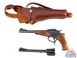 Thompson Center Contender .44 & .357 Magnum Two Barrel Single Shot Pistol & Leather Holster