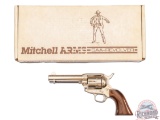 SCARCE Uberti Mitchell Arms Single Action Army .45 Long Colt Nickel Revolver