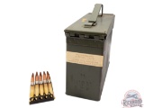 140 Rounds .303 British Ammunition in Ammo Can, 100 Rounds on Stripper Clips