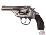 Iver Johnson & Cycle Works Safety Automatic Top Break .38 S&W Nickel Revolver