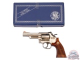 STUNNING Smith & Wesson 19-4 Stainless Combat .357 Mag Double Action Revolver in Original Box
