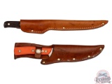 Three Schrade & Uncle Henry Fixed Blade Knives Deerhunter, Limited Edition & Filet
