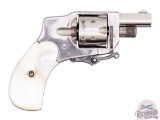 Kolb Baby Hammerless .22 Short Pocket Revolver with Folding Trigger & Mother of Pearl Grips
