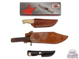 Three Fixed Blades Knives Includes Kabar J.Bowie 1210