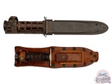 Camillus Military Knives (1) WWII USN MK 2 Fighting Knife with Scabbard