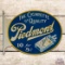 Piedmont Cigarettes Velvet Smoking Tobacco Double Sided Tin Flange Sign