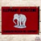 Standard Vacuum Oil Company Elephant Kerosene Double Sided Porcelain Flange Sign