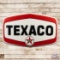 Texaco Gasoline 7' Embossed Plastic ID Sign