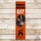 India G17 Super Tires Vertical Single Sided Porcelain Sign w/ Tire & Logo Man