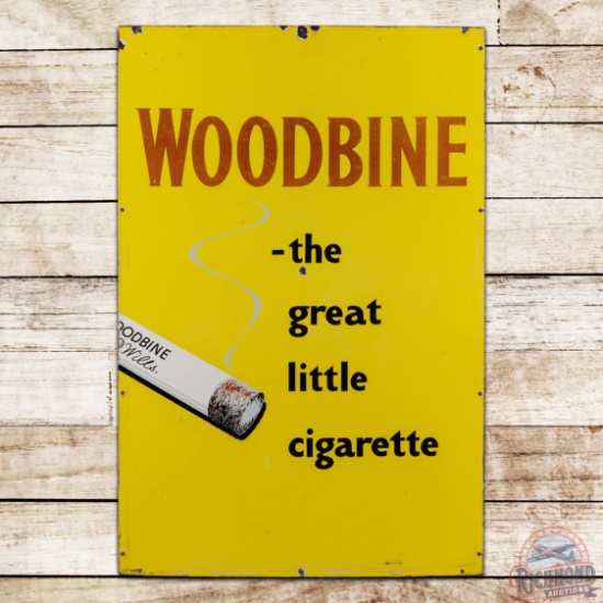 Woodbine "The Great Little Cigarette" Single Sided Porcelain Sign
