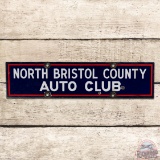 AAA Triple A North Bristol County Auto Club Double Sided Porcelain Sign