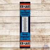 Amazing Ex-Lax The Chocolated Laxative Single Sided Porcelain Thermometer Sign