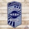 Nash Lafayette Authorized Service Die Cut Double Sided Porcelain Sign