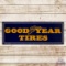 Goodyear Tires 6.5' Single Sided Porcelain Sign w/ Wingfoot