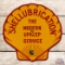 Scarce Shellubrication The Modern Upkeep Service Single Sided Porcelain Sign
