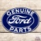 Ford Genuine Parts Double Sided Porcelain Sign