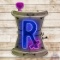 RX Drug Store Die Cut Single Sided Tin Neon Sign