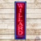 1957 Willard Batteries Emb. Single Sided Tin Neon Sign