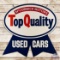 Chrysler Top Quality Used Cars Die Cut Double Sided Tin Sign