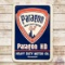 Paragon Heavy Duty Motor Oil Emb. Single Sided Tin Sign w/ Logo
