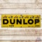 Dunlop Tires Horizontal Single Sided Porcelain Sign w/ Graphics