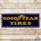Goodyear Tires Horizontal Single Sided Porcelain Wingfoot Logo Sign