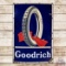 Goodrich Cord Tires 3' Single Sided Porcelain Sign