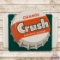 Orange Crush Carbonated Beverage Die Cut Single Sided Tin Sign w/ Bottlecap