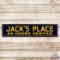 Jack's Place 24 Hours Sunoco Service Station Single Sided Porcelain Sign