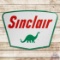Sinclair Gasoline 5' Double Sided Porcelain ID Sign w/ Dino 