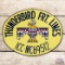 Amazing Thunderbird Inc. Frt. Lines Single Sided Porcelain Truck Door Sign