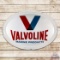 Fantastic 1960 Valvoline Marine Products Single Sided Tin Bubble Sign
