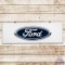 Ford Horizontal Single Sided Porcelain Sign w/ Logo