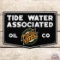 Tide Water Associated Tydol Veedol Gasoline Motor Oil Single Sided Porcelain Truck Door Sign