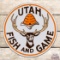 Amazing Utah Fish and Game Single Sided Porcelain Sign