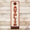 Auto-Lite Batteries Emb. Single Sided Tin Sign w/ Logo
