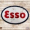 Esso Gasoline 7' Double Sided Porcelain ID Sign